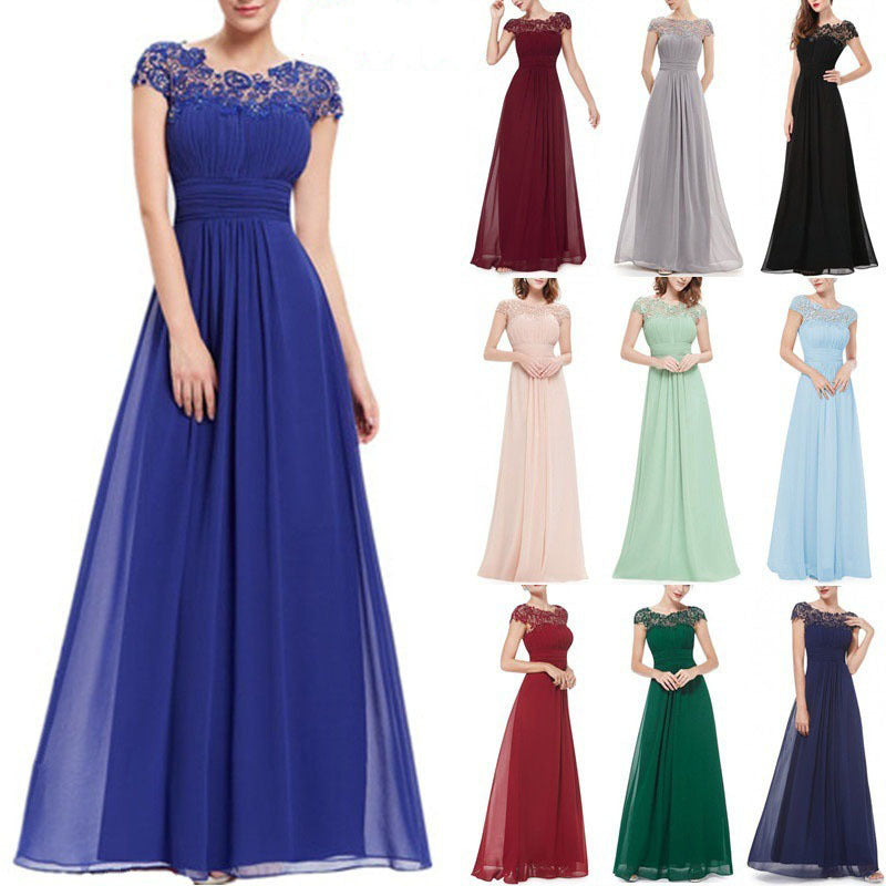 Summer Sexy Chiffon High Waist Maxi Dresses