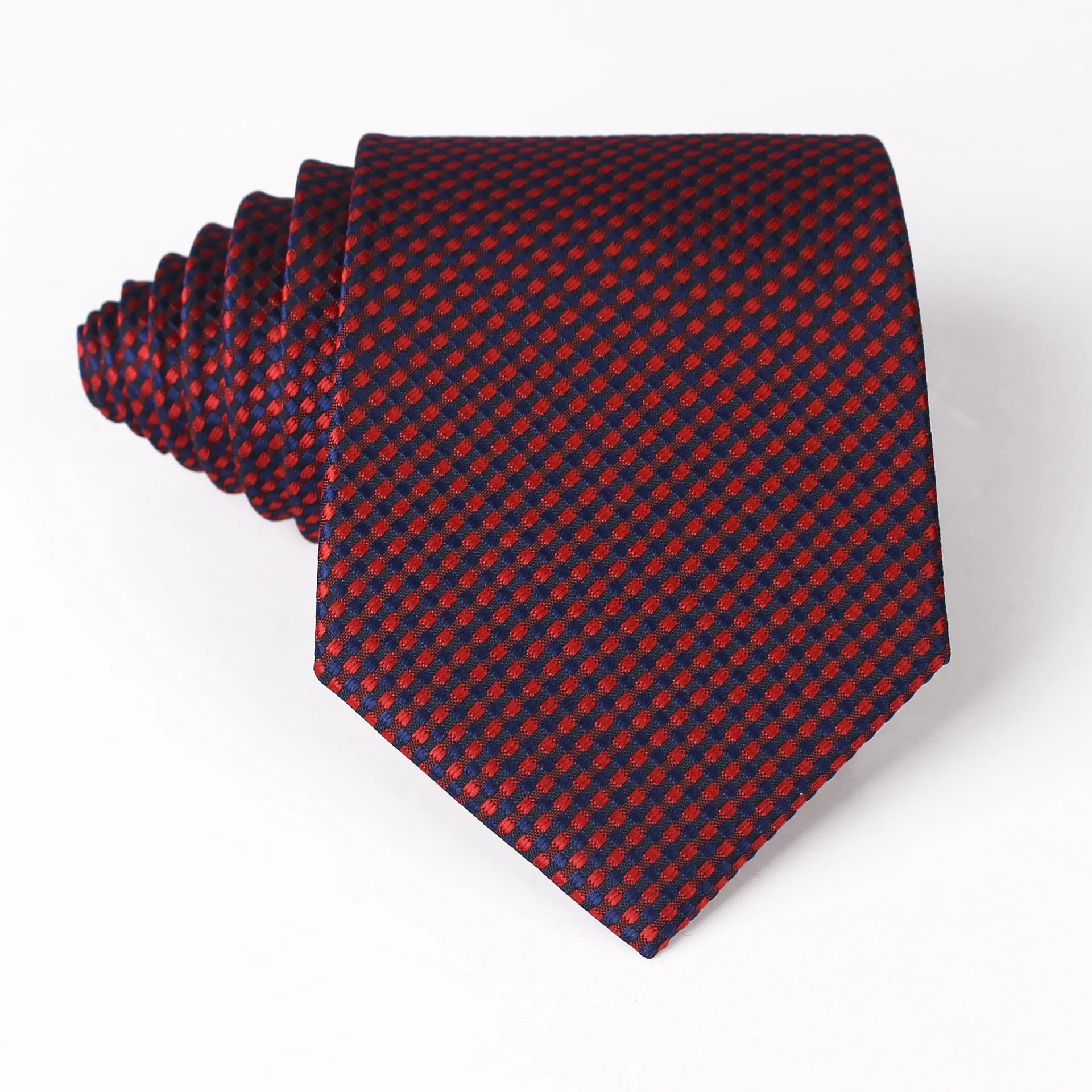 Classic Blue Black Red Necktie