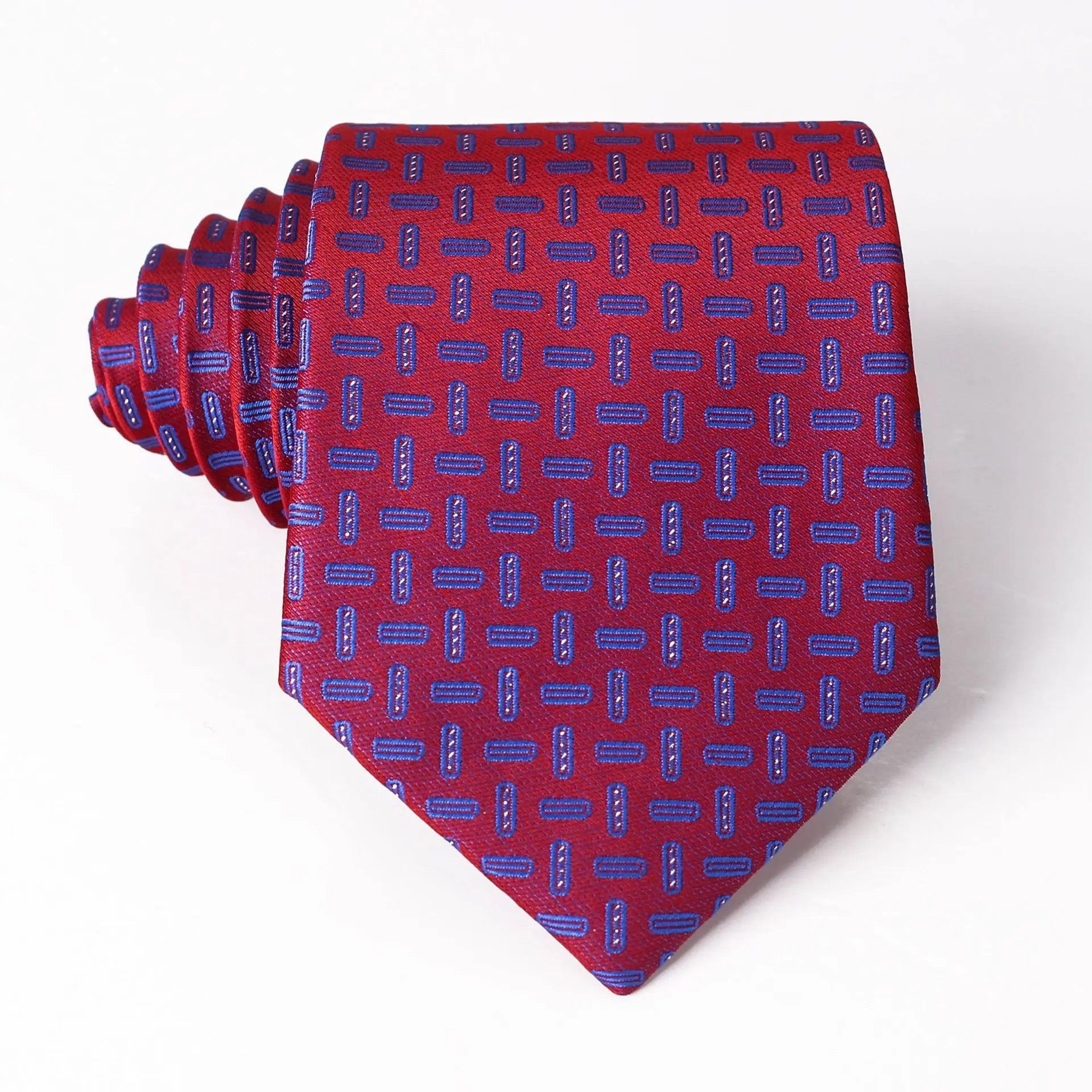 Classic Blue Black Red Necktie