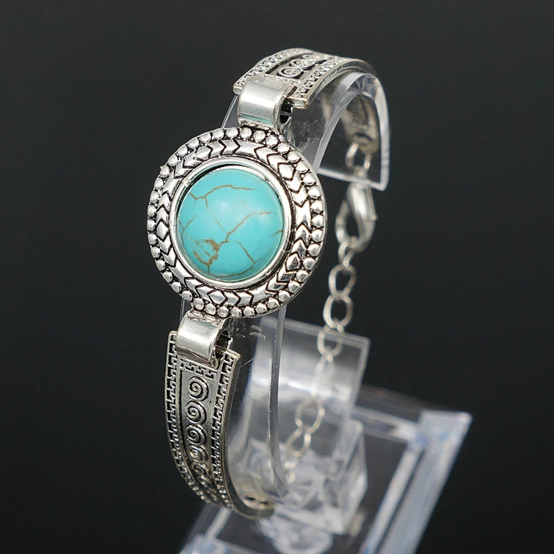 Classical Vintage Turquoises Bracelet & Bangles