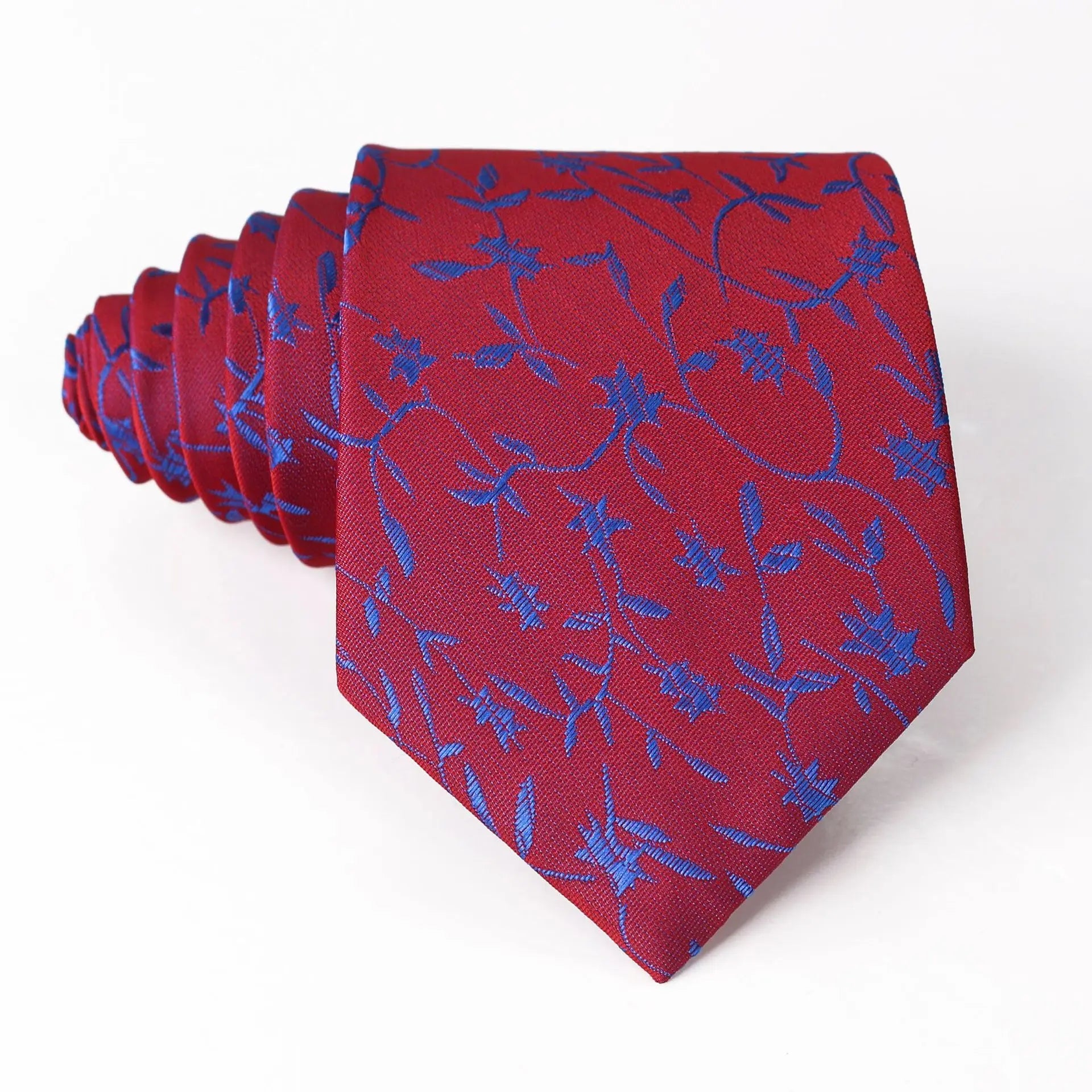 Classic Blue Black Red Necktie