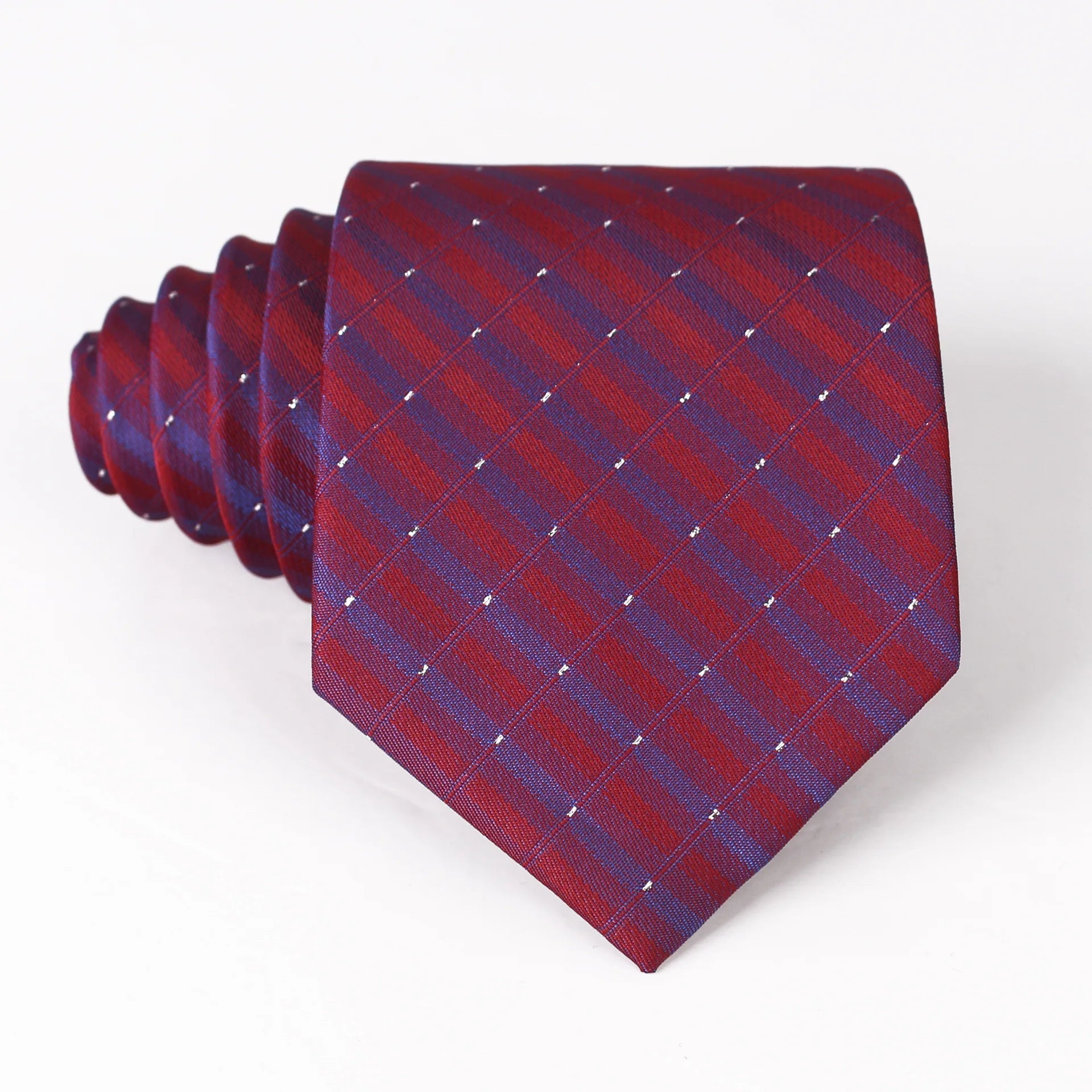 Classic Blue Black Red Necktie