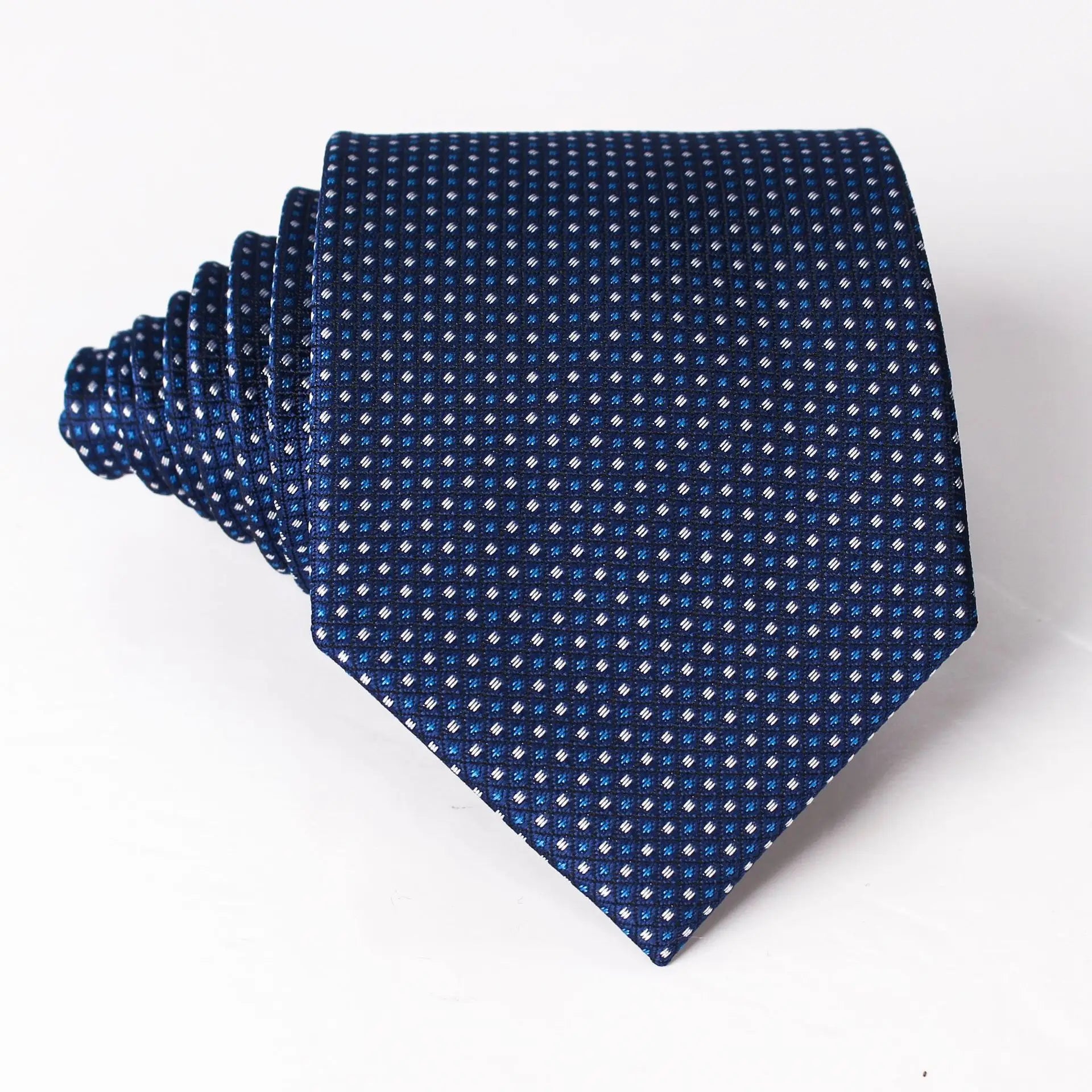 Classic Blue Black Red Necktie