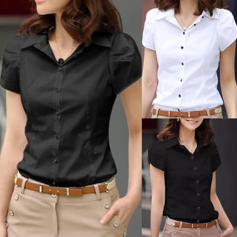 Short-sleeved Business Summer Shirt