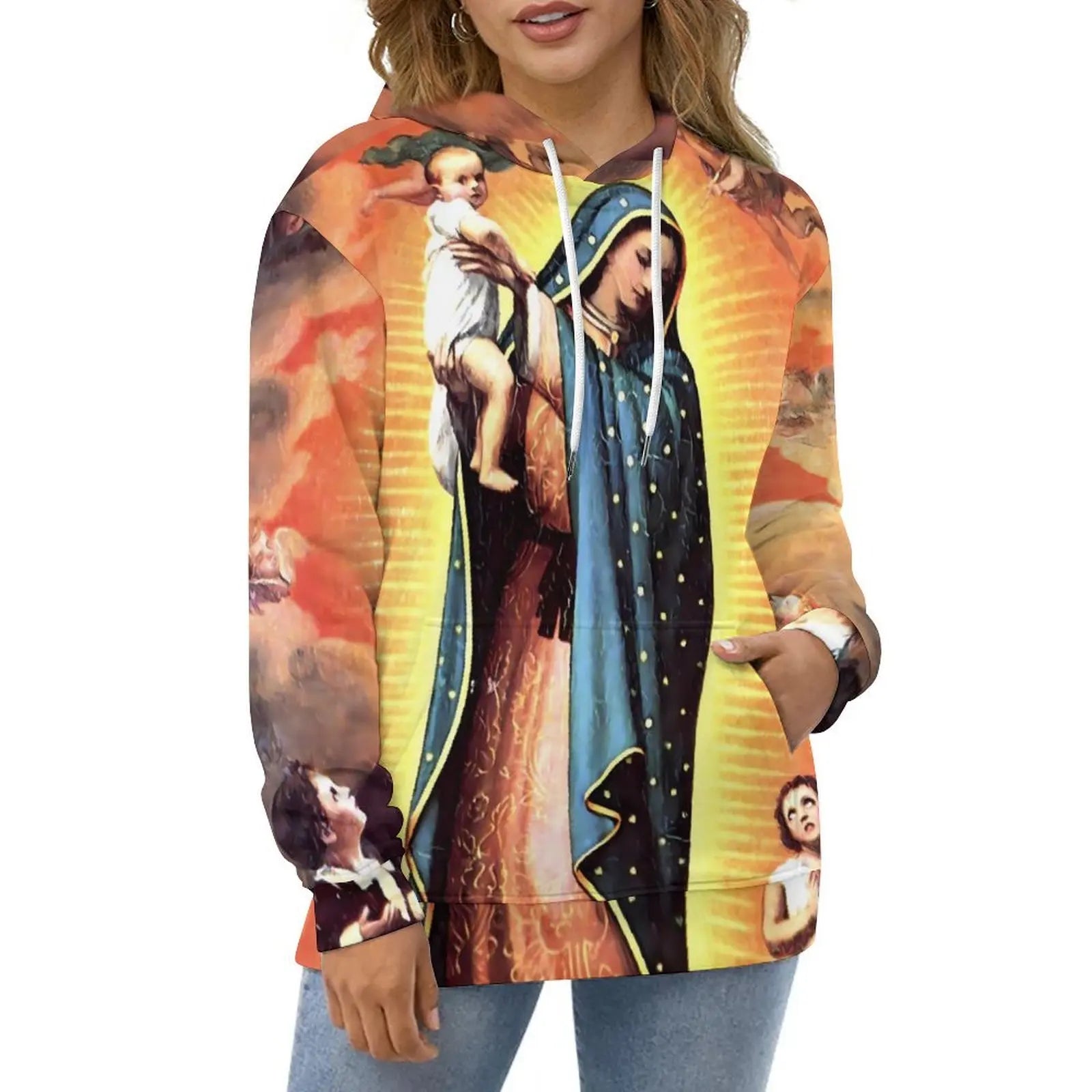 Virgin Mary Hoodies