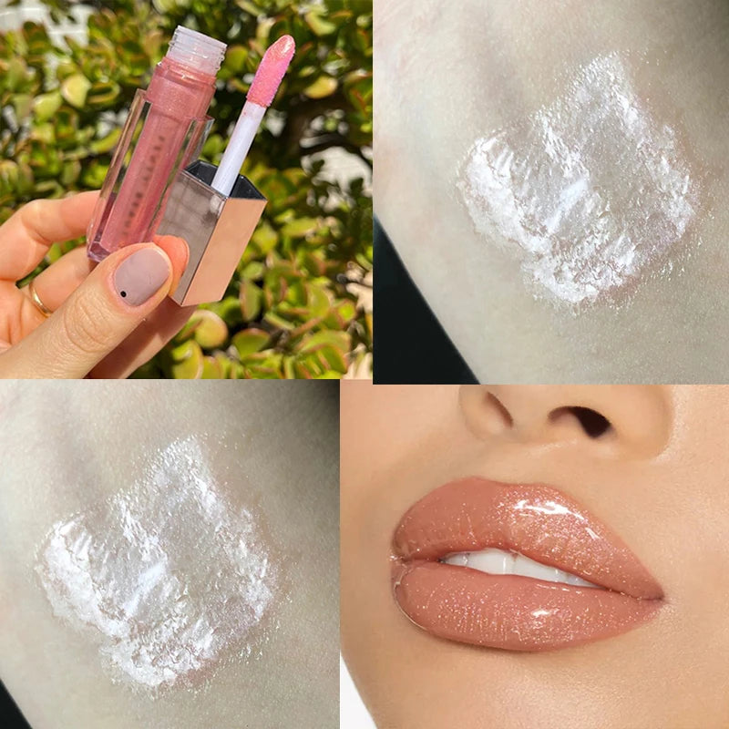 Gloss Bomb Cream Color Drip Lip Cream & Heat Liquid Lipstick Moisturizing Plumper Long Lasting Lipgloss 9ml