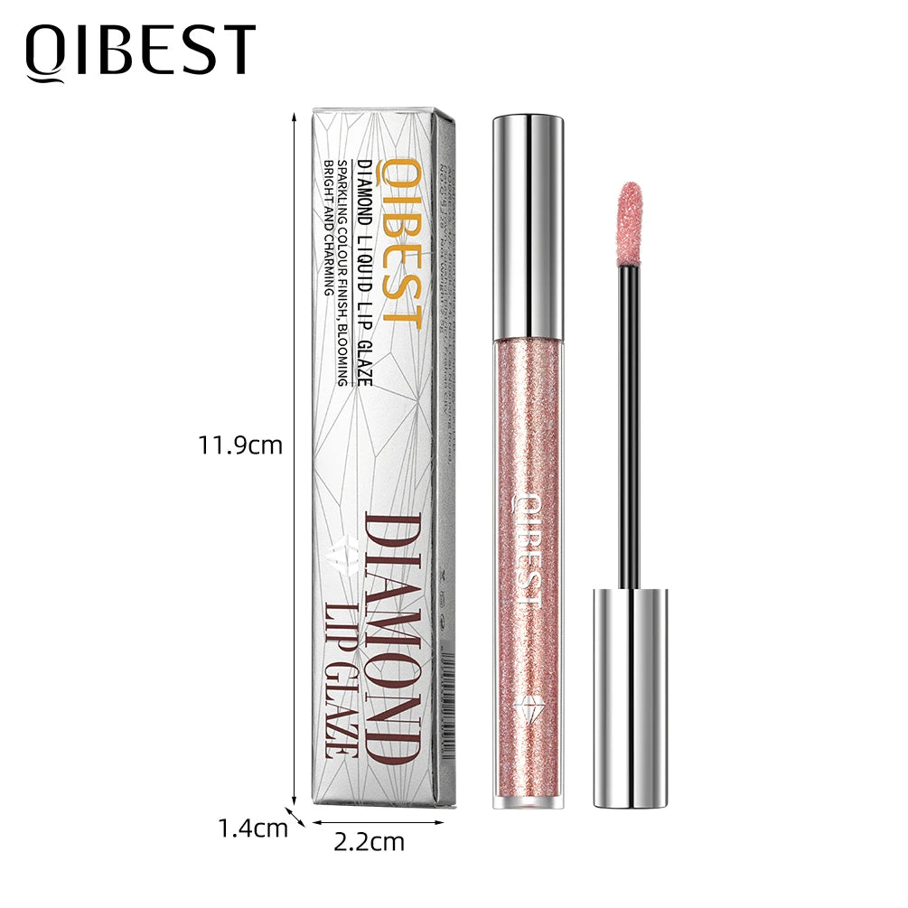 Diamond Liquid Lipstick Lip Tint 6 Colors Moisturizing Long-Lasting