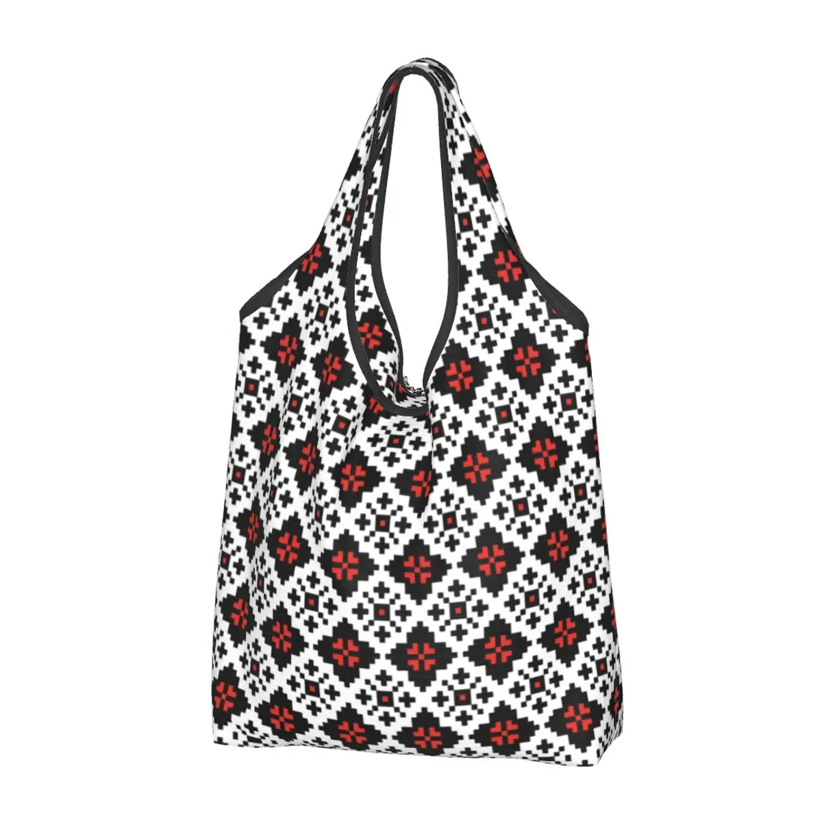 Custom Cute Ukraine  Embroidery Shopping Tote Bags