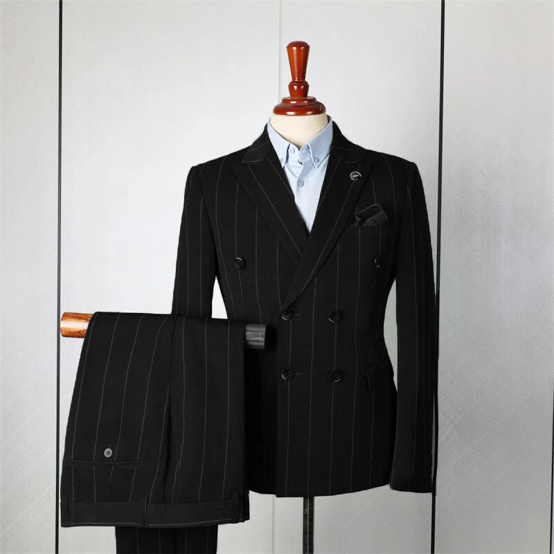 Men's Double Breasted Blazer and Trousers Sets