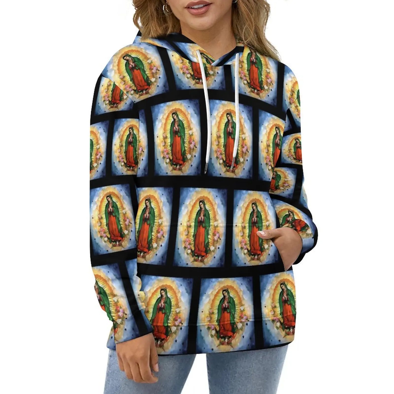 Virgin Mary Hoodies