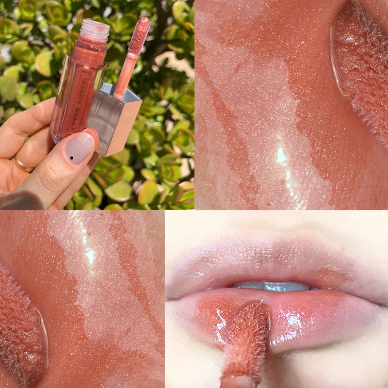 Gloss Bomb Cream Color Drip Lip Cream & Heat Liquid Lipstick Moisturizing Plumper Long Lasting Lipgloss 9ml