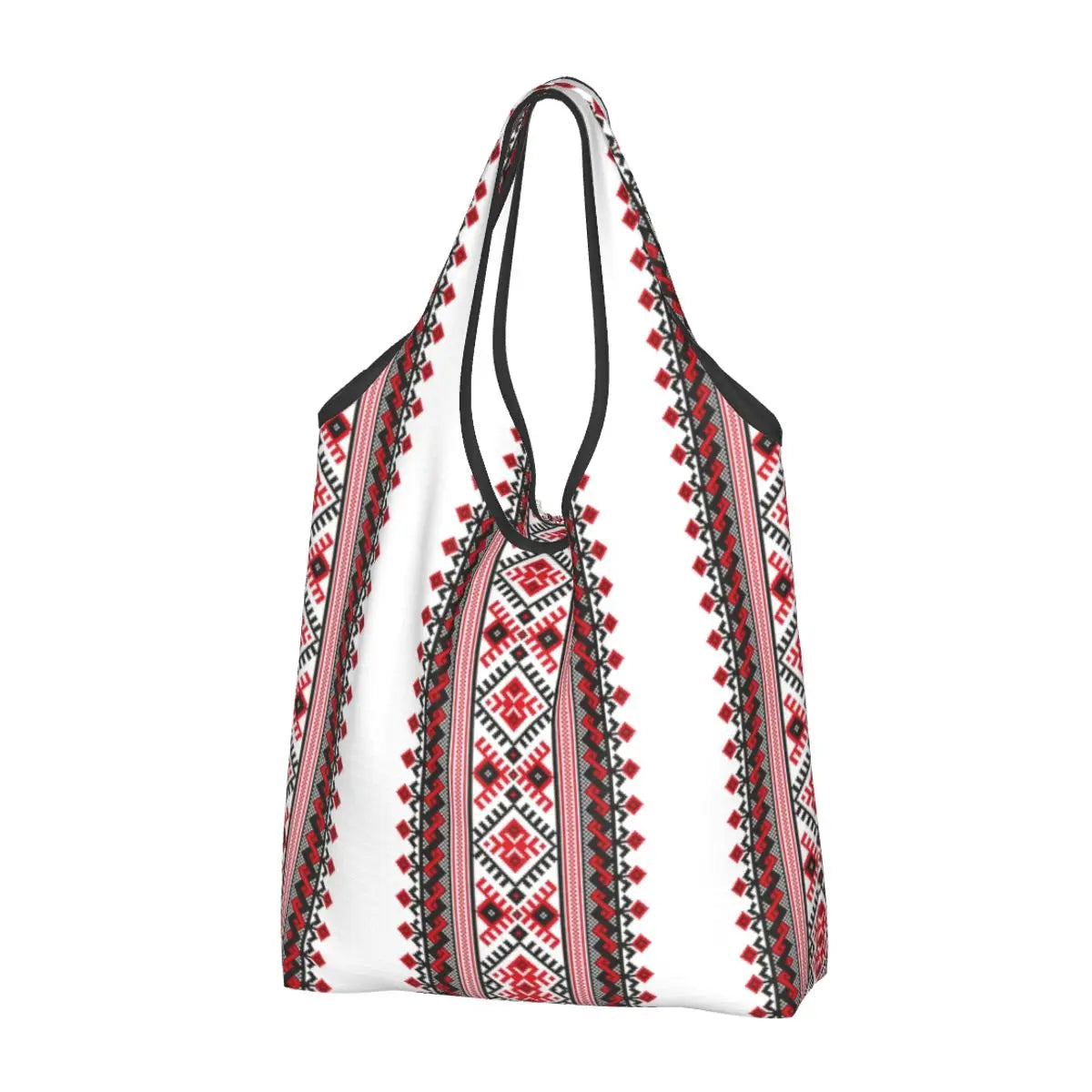 Custom Cute Ukraine  Embroidery Shopping Tote Bags