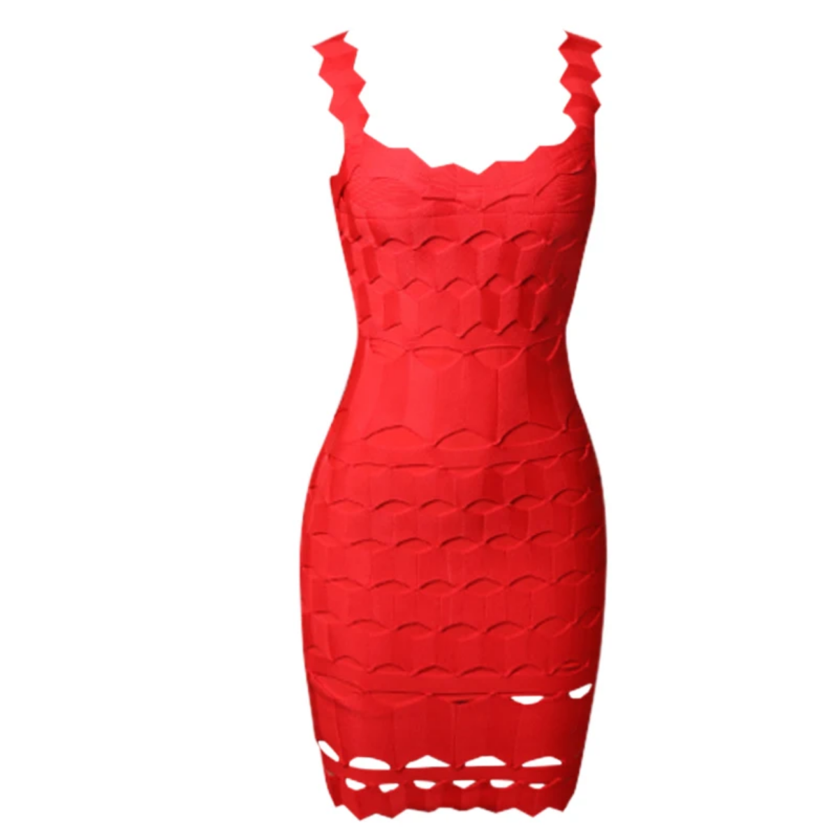 Summer Sexy Sleeveless Backless Mesh Black Red Sky Blue Bodycon Bandage Dress