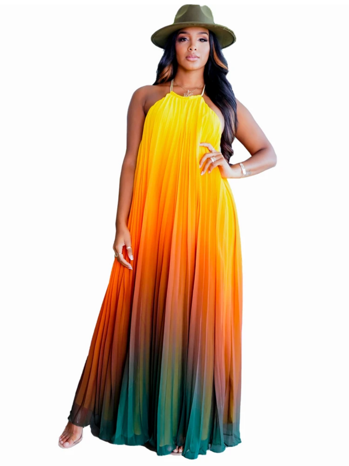 S-2XL Autumn African Sleeveless  Maxi Dress