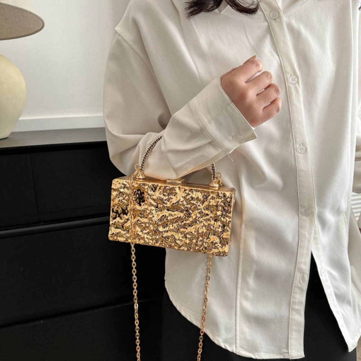 Luxury Gold Party Evening Bag