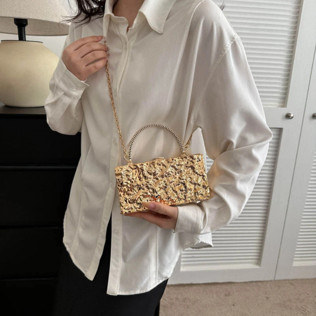 Luxury Gold Party Evening Bag