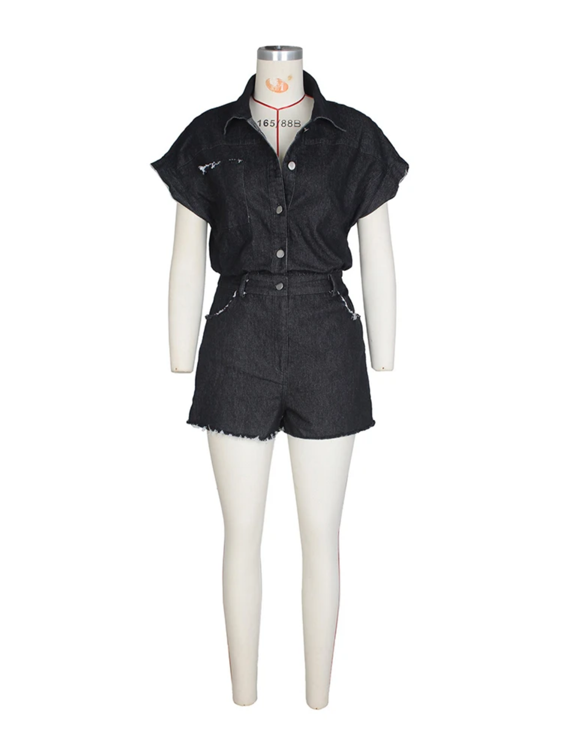 Summer Sexy Jean Short Jumpsuit