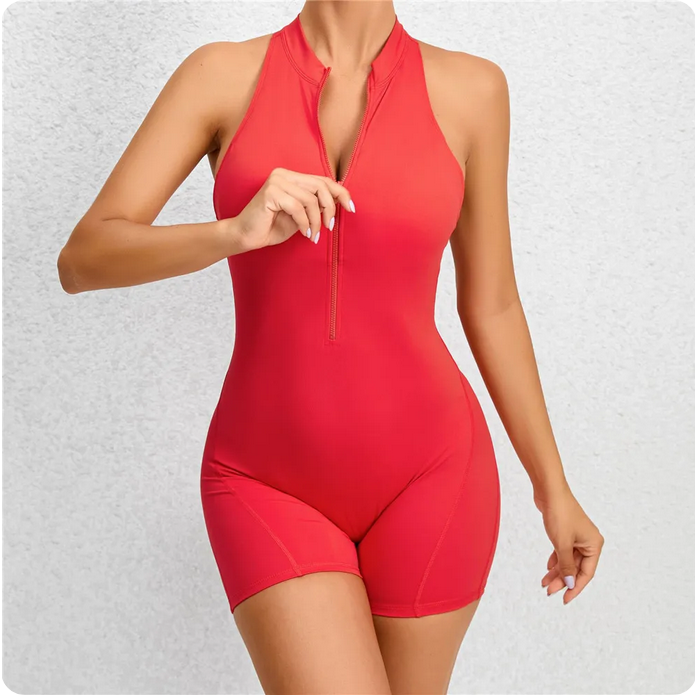 2024 Zipper One Piece WorkoutJumpsuit