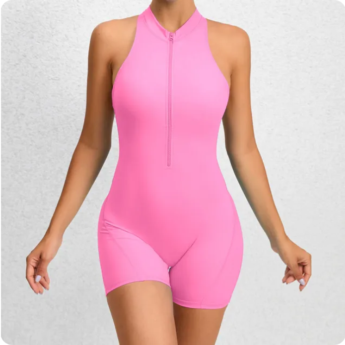 2024 Zipper One Piece WorkoutJumpsuit