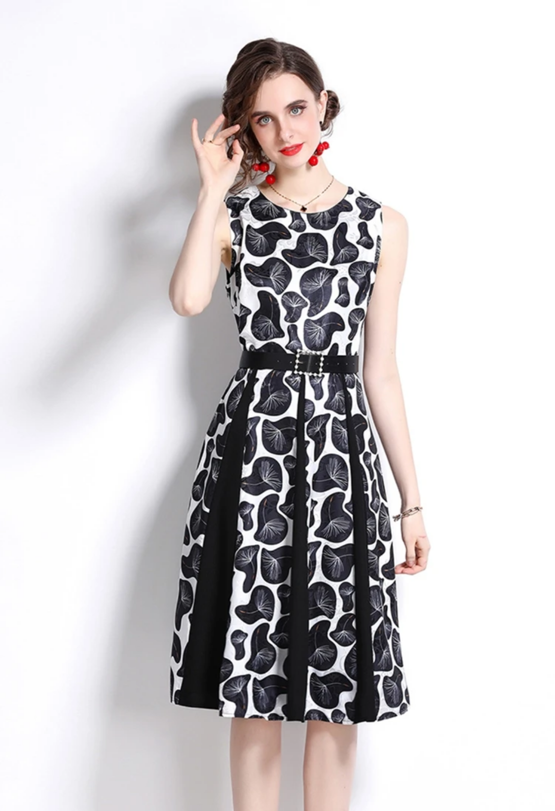 Spring & Summer Elegant Jacquard Dress