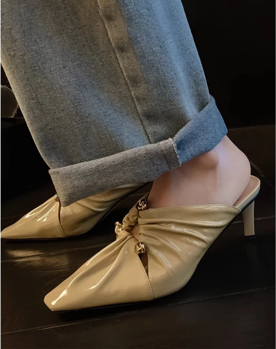 2024 New Hot Sale Summer Fashion Solid Low Heel Pumps