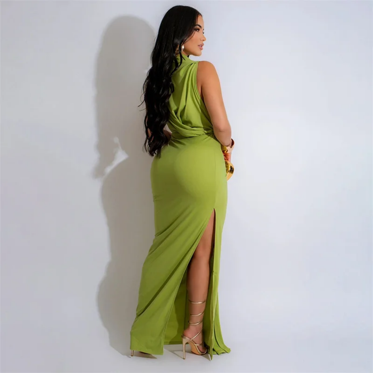 Elegant Celebrity Mermaid Maxi Dress