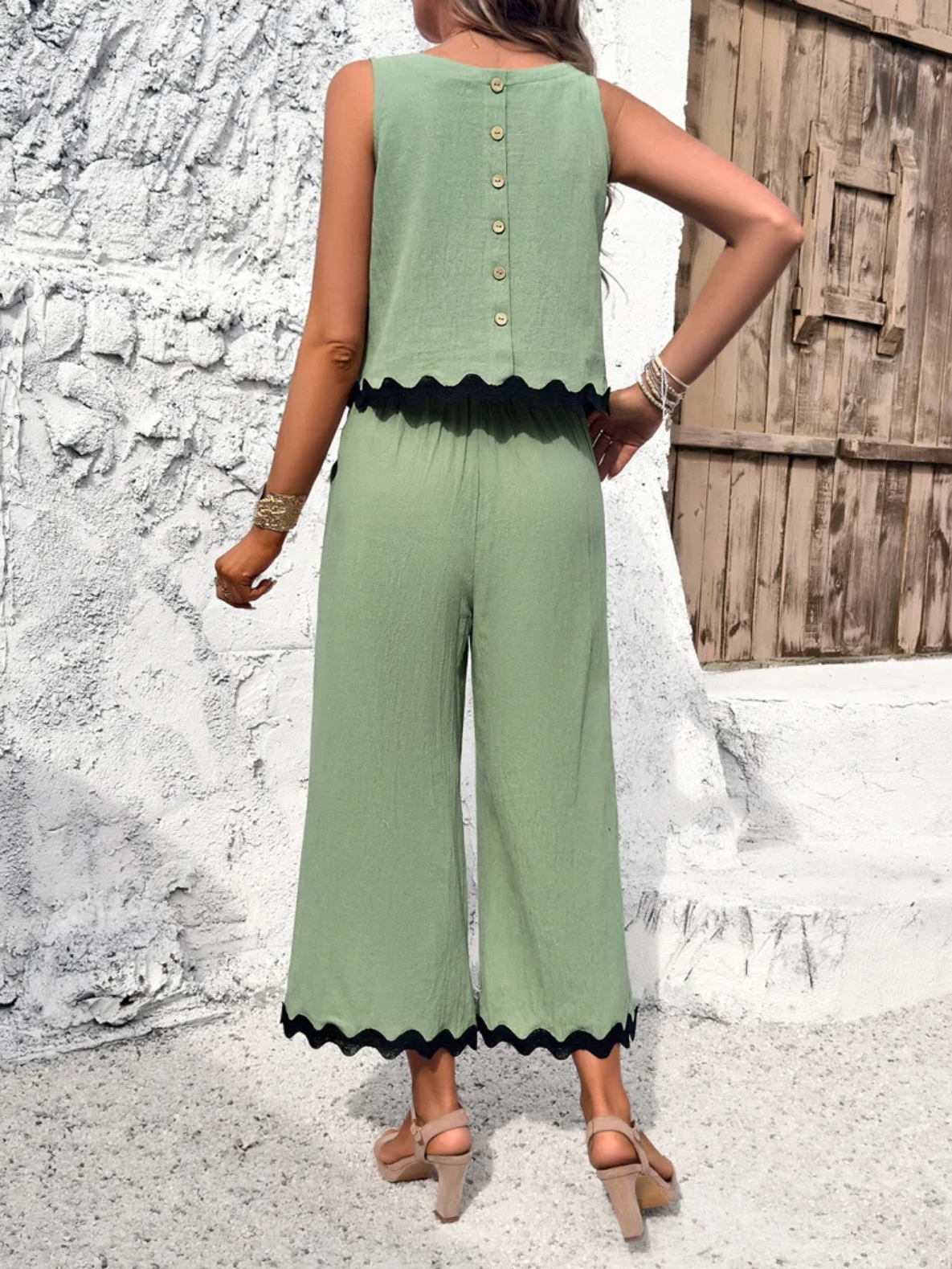 Summer  Shirt Top Pants 2 Piece Set