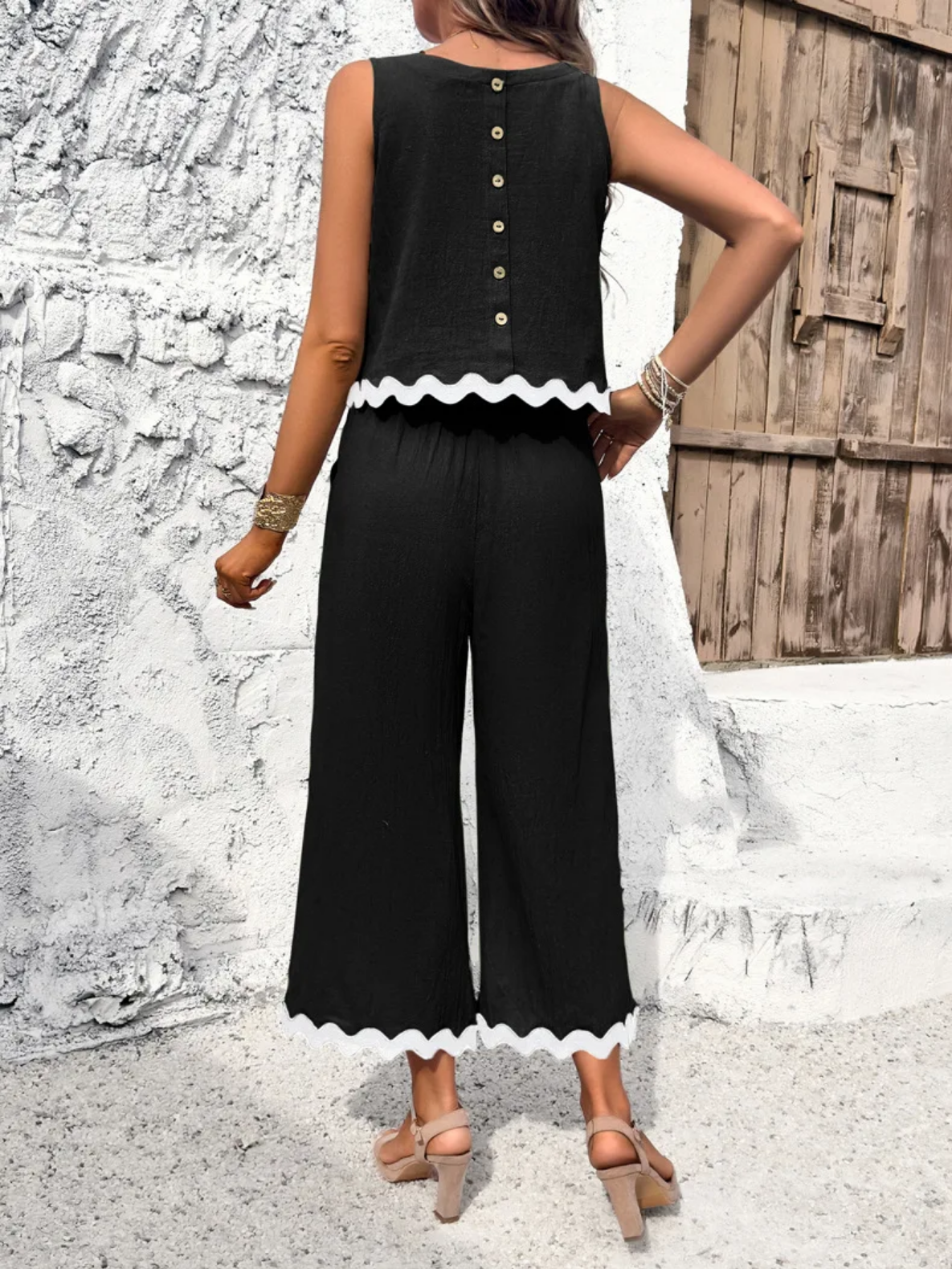 Summer  Shirt Top Pants 2 Piece Set