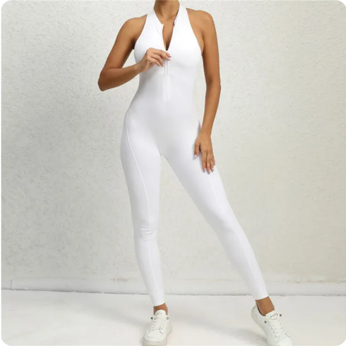 2024 Zipper One Piece WorkoutJumpsuit