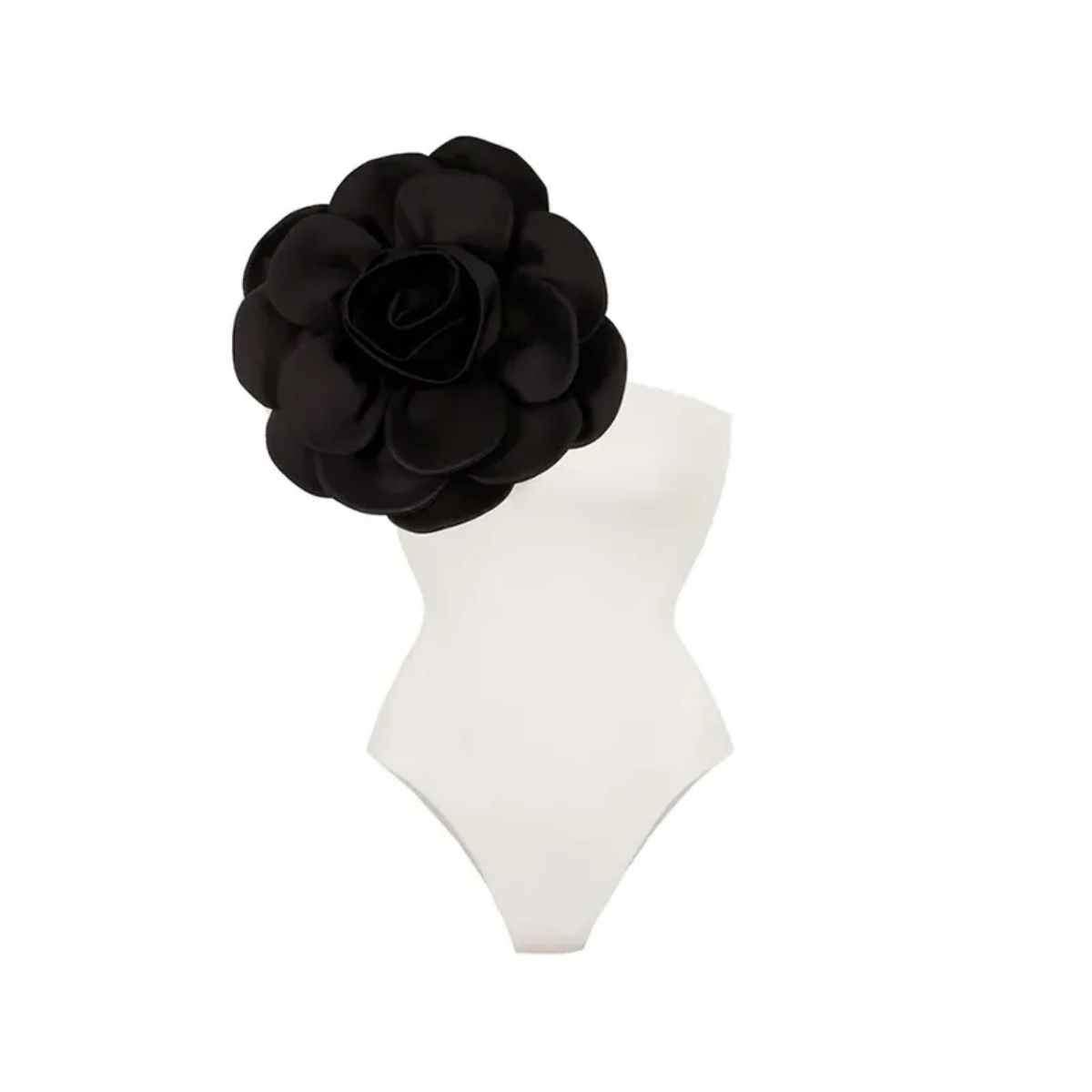 2024 3D Flower Printed One Piece Swimsuit Set