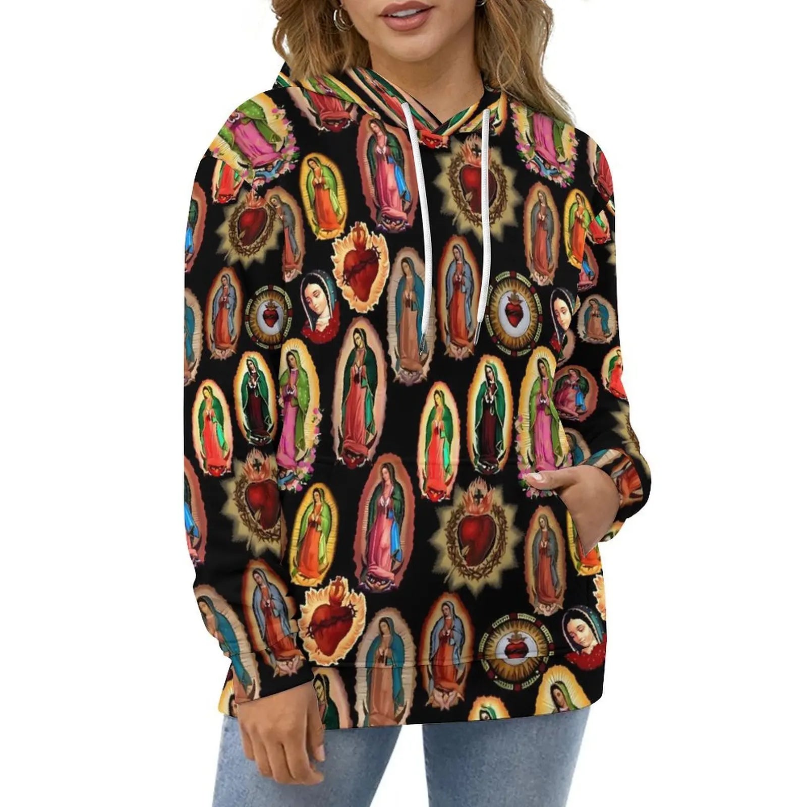 Virgin Mary Hoodies